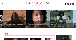 Desktop Screenshot of lascandaleuse.com